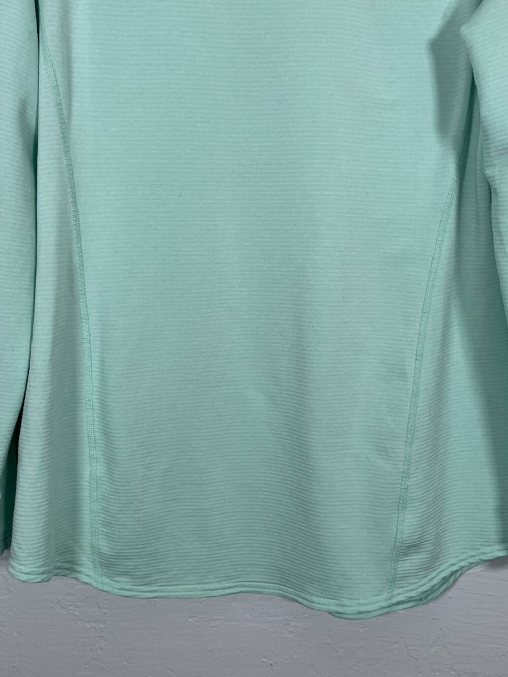 Duluth Trading Women M Light Blue Scenic View Lightweight Fleece Tunic Granola - Picture 7 of 9